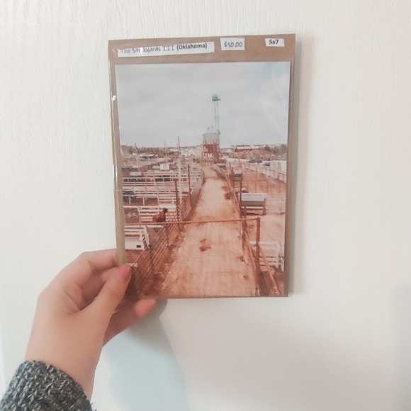 🐎 Oklahoma Stockyards | Photography Postcard: 5x7 || gift, western, rodeo, cow - Picture 5 of 11